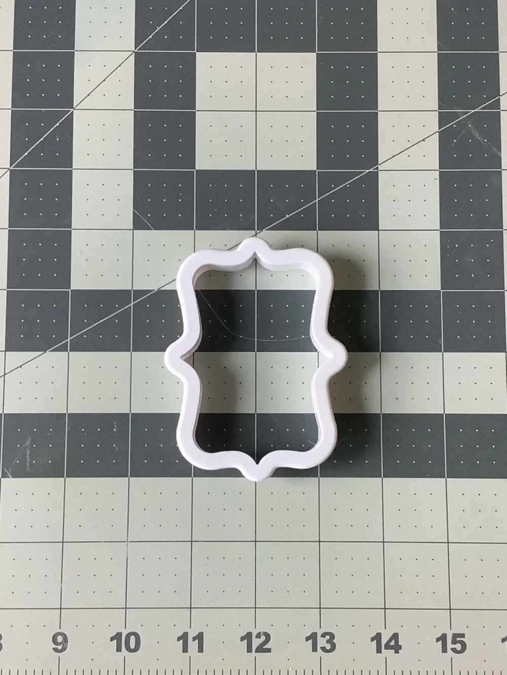 Cookie Cutter Set Plaque Oval Arch Tags Fondant Biscuit Baking Molds (8 pcs)